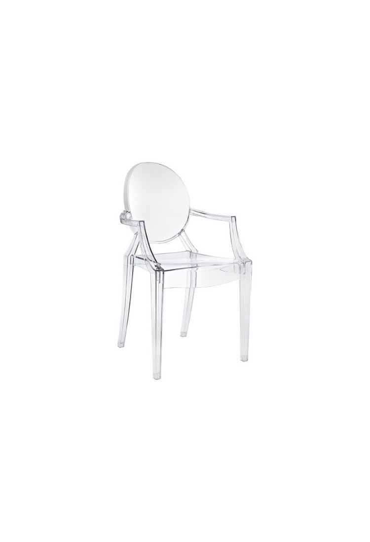 Sedia Ghost con braccioli