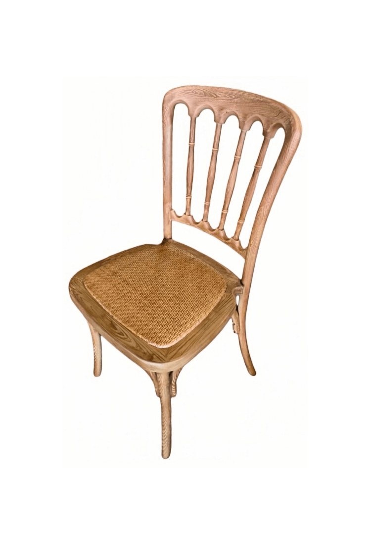 Sedia Napoleon in resina effetto legno – Stile 3