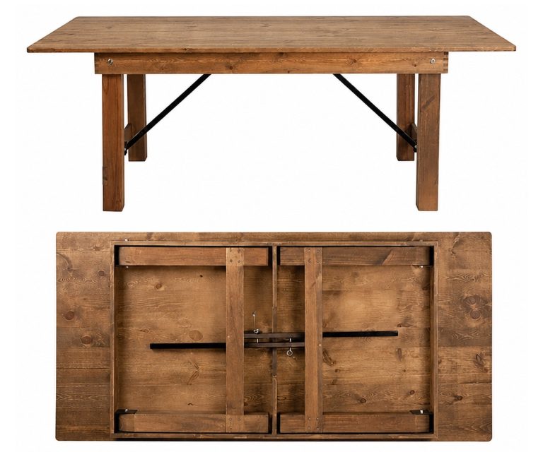 Tavolo da pranzo rustico in legno